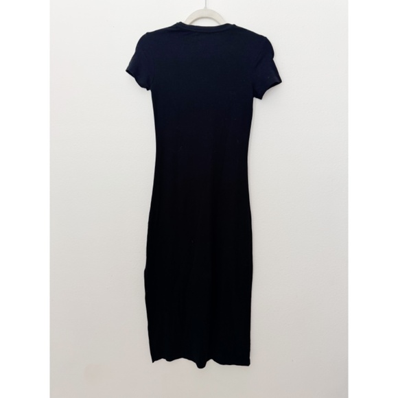 Hatch Maternity Eliza Lightweight Knit T-Shirt Maternity Short Sleeve Black XS - Picture 6 of 11